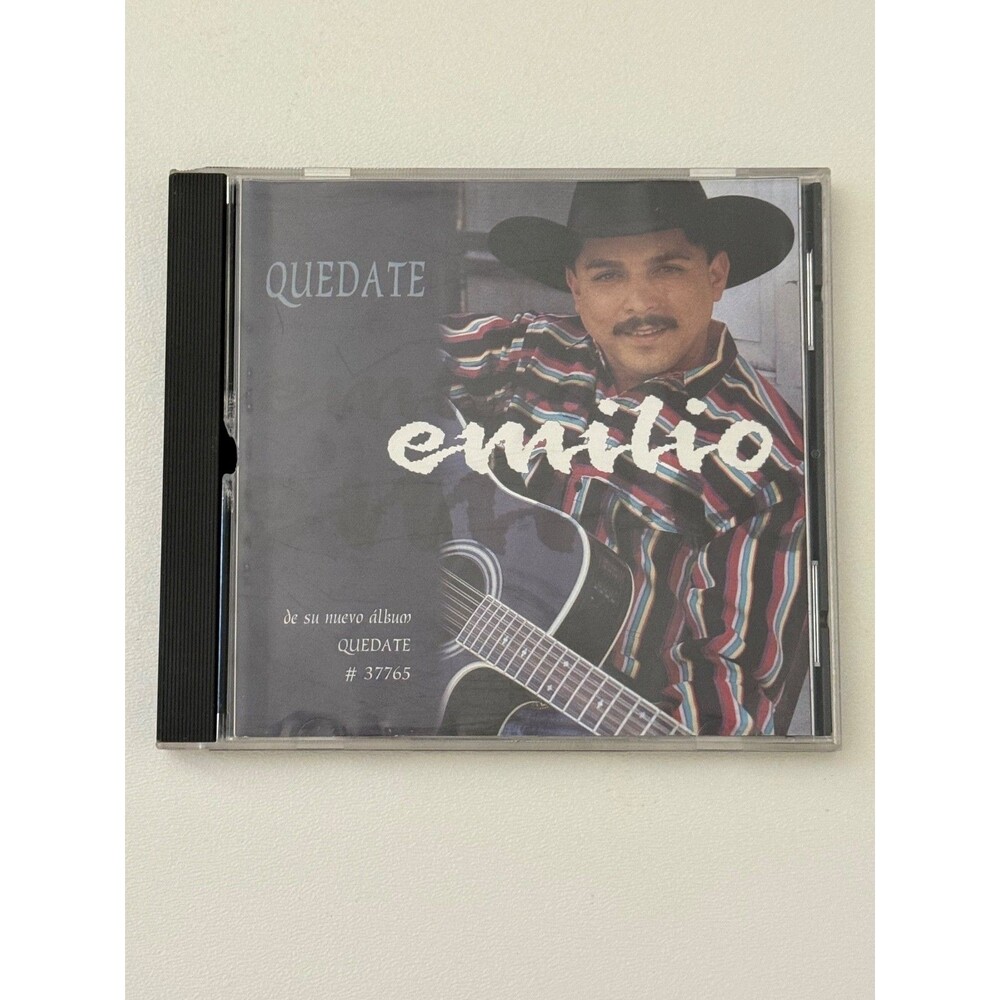 Emilio Quedate CD Single Promotional Promo Copy 1996 EMI Latin Play Tested